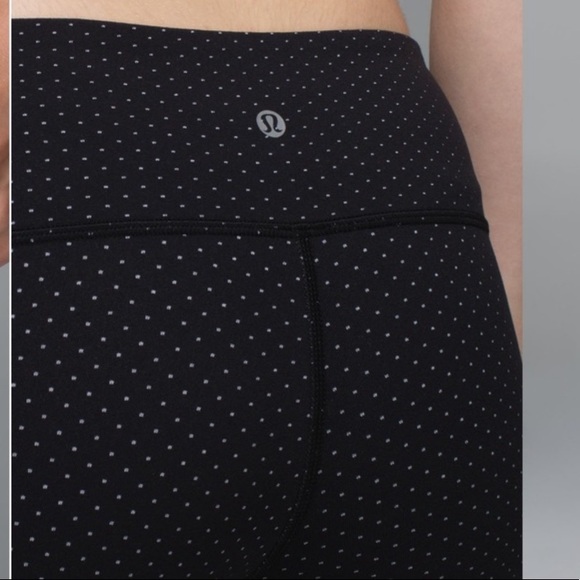 lululemon black polka dot leggings